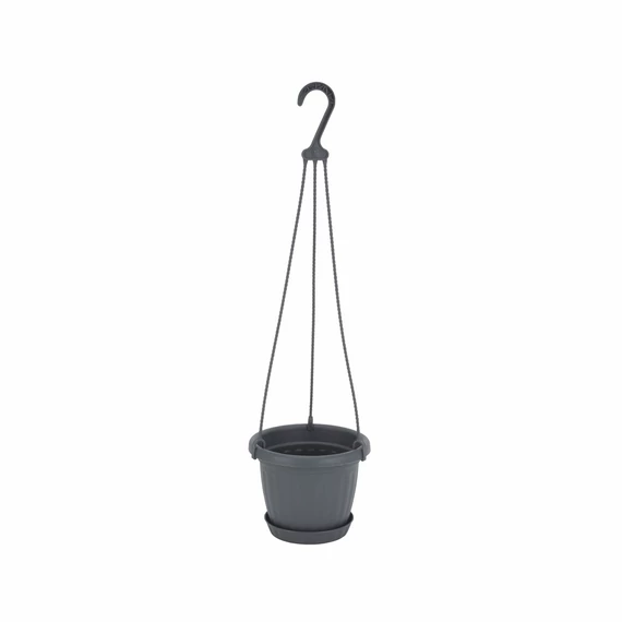 Kaspó (komplett) 16 cm - 1,2L (antracit) 160x123mm ILPE