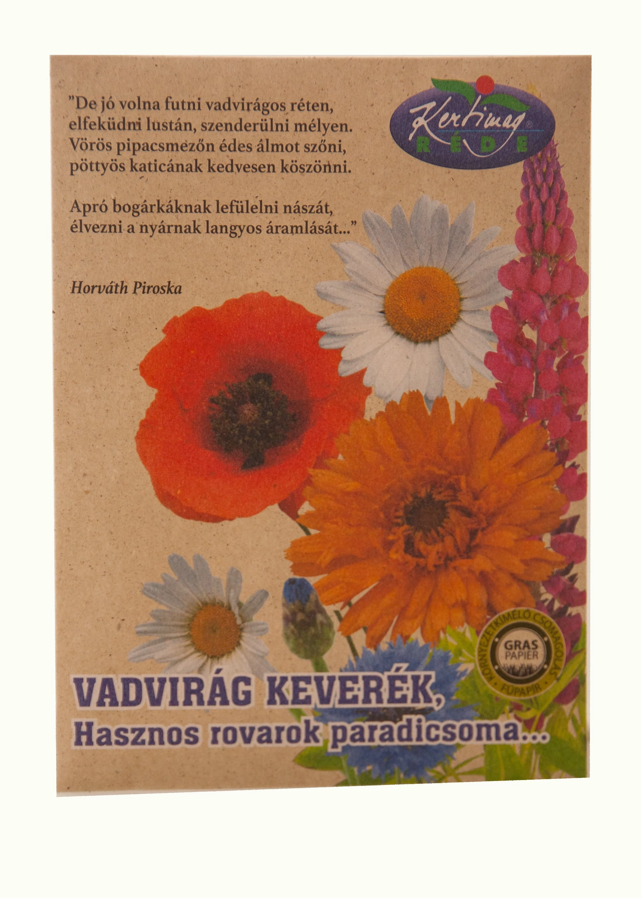 Verses virágok - Vadvirág keverék (fűpapír tasakban) 