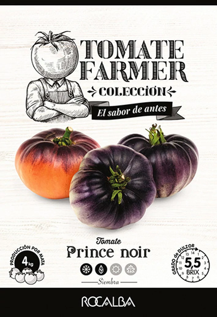Paradicsom Prince Noir (Tomato Farmer) 10 szem ROCALBA