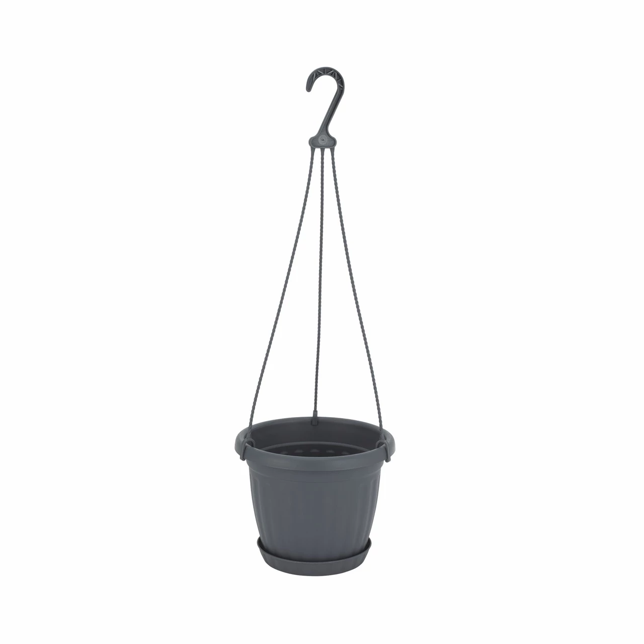 Kaspó (komplett) 20 cm  - 3L (antracit) 200x156mm ILPE