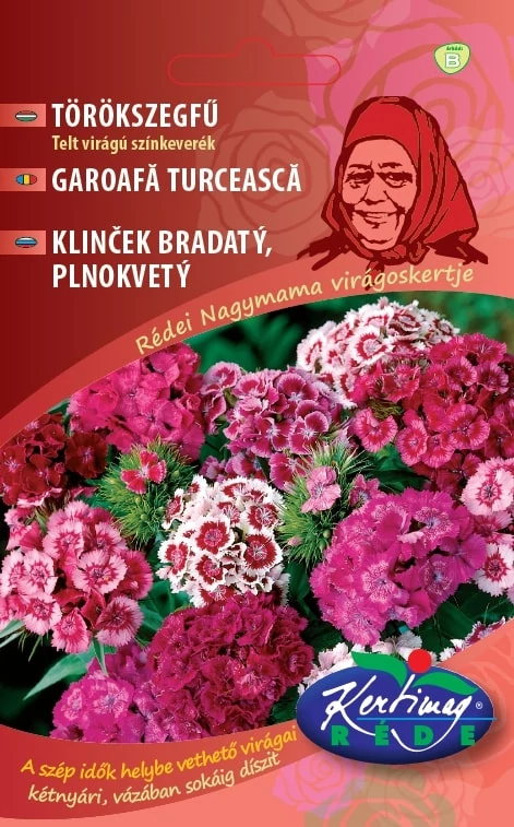 Nagymama virágoskertje Törökszegfű színkeverék 2g RÉDEI